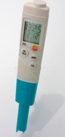 TESTO 206 típusú zseb pH1 mérõ cserélhető mérőszondával