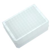 96-well deep well plate, untreated, 1 ml, PP, round hole, V-bottom, 25 pcs/pack
