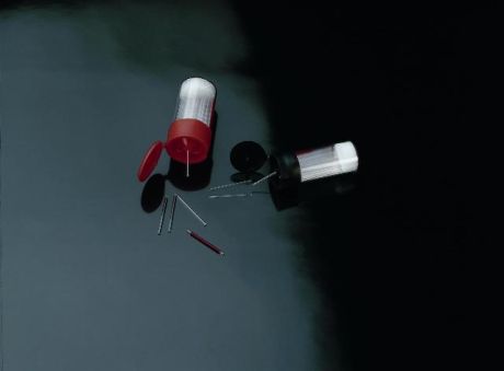 Capillary pipette, sodium heparinized (end to end)