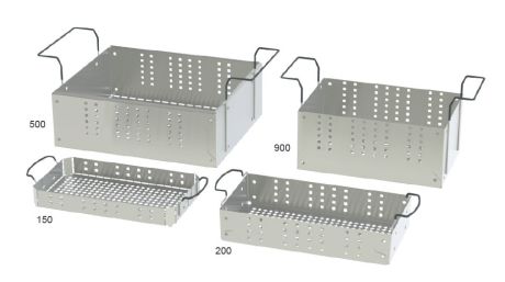 Stainless steel basket with Rilsan coated handle