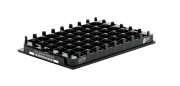XLX500 automation-friendly tube rack with left-side code, aseptic, 50 pc / case