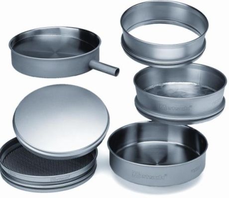 Collection container, lid, bottom container with spout