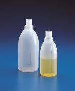 Graduated narrow neck bottle, without cap, GL32,  1.000 ml