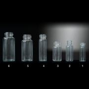 Menetes üvegcse, lapos aljú, 15x45 mm, 4 ml, 100 db/csomag