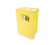 Rectangular safety container, 60 l, for type II and III solid waste, 10 pc/ case