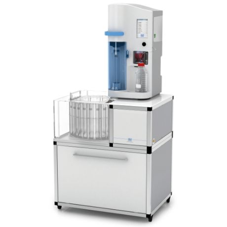 Velp UDK 169 Kjeldahl distillation unit with integrated titrator and autosampler