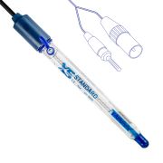pH elektróda STANDARD T DIN ph 0 - 14, -10 - +100 °C, fix/DIN kábellel, hőmérséklet szenzorral