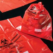 Autoclave resistant red bag, 650x910 mm, 200 pc/case