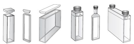 Glass and quartz cuvettes