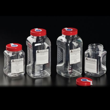 Plastic containers for water sampling