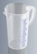 Measuring jugs PP with handle embossed scale 3000 ml