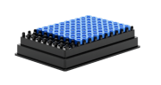 XT96 screw cap for tubes, blue, SX260 / 300, for MX500, LX1000 tubes, aseptic, in rack, 96 db x 10 rack / case