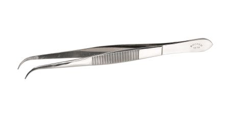 Bent, round end for laboratory purposes