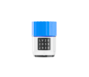 XXLX2000 2 ml (tissue) cryotube with external thread, bottom 2D code, side HR code, blue cap, aseptic, bulk, 240 pc / case