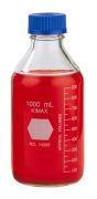 Laboratóriumi üveg, kék kupakkal, 250 ml, Kimble-Rasotherm