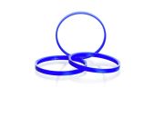 Pouring ring for laboratory bottles, red, PBT, GL45
