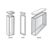 S/Q/1 Quarz kuvette, 1 mm of pathlength, with lid
