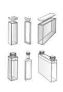 S/G/100 Glass kuvette, 100 mm of path length, with lid