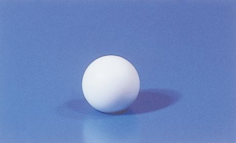 Spherical magnetic stirring bar with Teflon coating