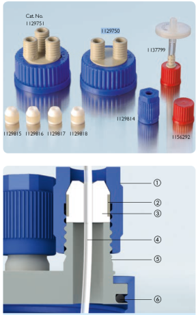 The closing cap inserts can be found at the bottom left of the top picture.