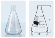 Erlenmeyer flask, 1.000 ml, NS 40/45