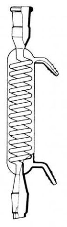 Spiral condenser with NS joint