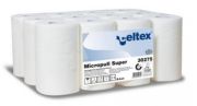 Kéztörlő, rolni, vegytiszta (tissue), 2 rétegű, fehér, 45 méter/tekercs, 12 tek./csomag