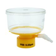 Filter for bottle tops, 250 ml, PES filter 0.22µm, 75mm diameter, sterile, individually wrapped, 24 pcs / pack