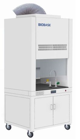 Fume hood, chemical resistant design, 820 - 1620 mm internal width