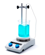 AREX-6 Digital heating magnetic stirrer with probe, rod, clamp