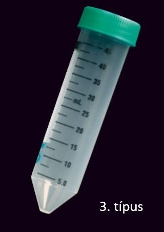 Centrifuge tube with screw cap Falcon shape type 3