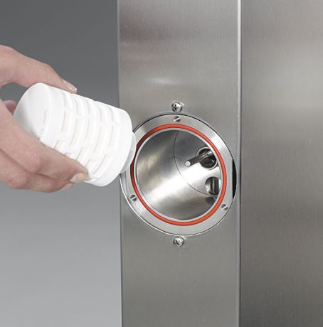 Exhaust air filtration in VX autoclave