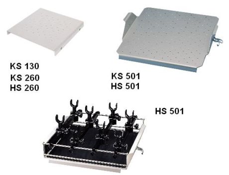 Rázófeltétek KS 130, KS 501, HS 501, KS 260, HS 260 készülékekere
