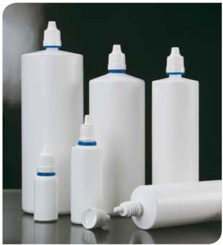 Dropper bottles in various designs