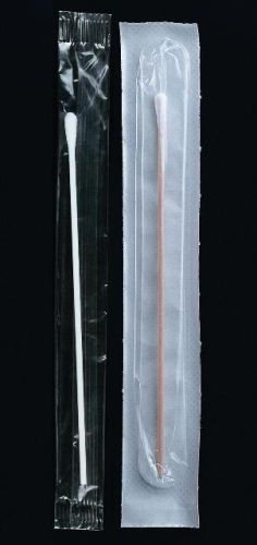 Sterile sampling swab in two types of packaging