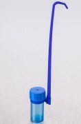 Sterile sampling container with handle, 40 ml, blue, 250 pc/box