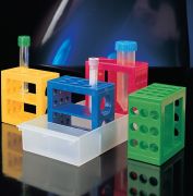 Set of mixed Combi rack, PP, 4 colours, with support tray