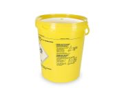 Safety container, 25 l, for type II and III solid waste, 10 pc/case