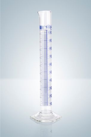 Measuring cylinder, Schellbach graduation, class A