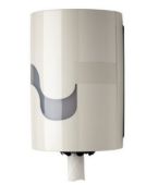 Rolled paper towel holder, white