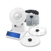 Test tube discs for the rotary test tube mixers