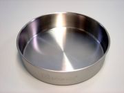 Collecting pan, stainless steel, 200 mm Ø, height 50 mm