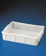 Deep tray, low form, white, 310x430x100 mm, 10L