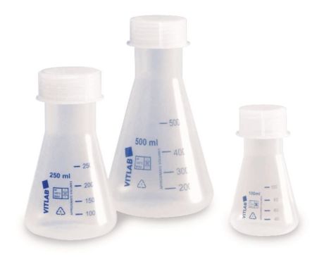 Erlenmeyer flask with cap (product with item number 310.5811403)