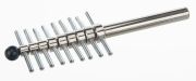 Corc borer set with ejector, brass, nickel plated series:6, additional sizes: 23,75 mm,  25mm  26,25 mm, 18 pcs.