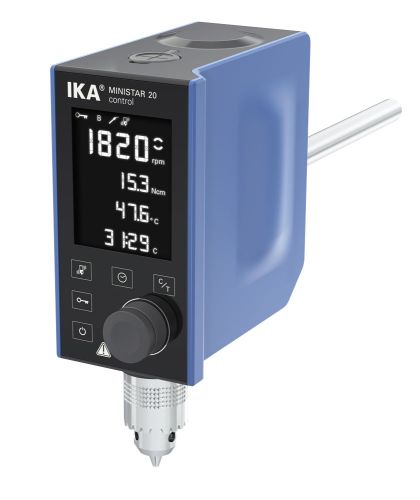IKA MINISTAR control and IKA MINISTAR digital overhead stirrers