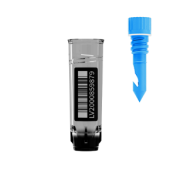 MI500 500 µl (tissue) cryotube with internal thread, bottom 2D code, side 1D &  HR code, blue cap, sterile, bulk, 4800 pc / case