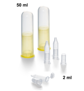 Szűrős centrifugacső, PP, 50 ml, 0,22µm PVDF membrán, 50 db / csomag