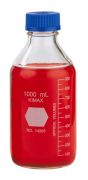 Bottle with blue cap, GL45, 5000 ml, Kimble-Rasotherm
