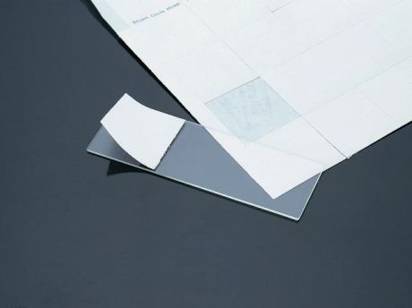 Slide label, white
